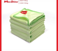 Khăn lau kính chuyên dụng màu xanh 1094040G Maxshine thích hợp để lau cửa sổ và gương, đánh bóng chrome, kính và kim loại