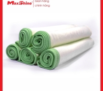 Khăn lau kính chuyên dụng màu xanh 1094040G Maxshine thích hợp để lau cửa sổ và gương, đánh bóng chrome, kính và kim loại