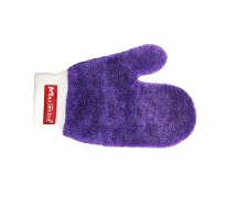 Bao tay rửa xe sợi nhỏ Maxshine 1190004P màu tím được làm từ chất liệu Microfiber mềm mại, không rụng lông khi lau