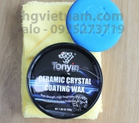 Combo Sáp phủ Ceramic màu trắng TW04 CERAMIC COATING WAX 200g + Khăn wax màu vàng TF03