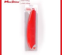 Cây gạt nước rửa xe lưỡi Silicon Maxshine 7011022 được làm từ chất liệu silicon mềm, dẻo dai không gây xước bề mặt sơn và kính, màu trong suốt