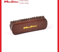 Bàn chải vệ sinh nội thất ô tô lông ngựa Maxshine 7033007 có tay cầm bằng gỗ đúc phun và bề mặt sợi từ lông ngựa siêu mềm