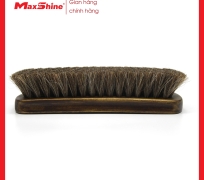 Bàn chải vệ sinh nội thất ô tô lông ngựa Maxshine 7033007 có tay cầm bằng gỗ đúc phun và bề mặt sợi từ lông ngựa siêu mềm