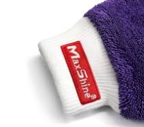Bao tay rửa xe sợi nhỏ Maxshine 1190004P màu tím được làm từ chất liệu Microfiber mềm mại, không rụng lông khi lau