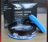 Combo Sáp phủ Ceramic màu trắng TW04 CERAMIC COATING WAX 200g + Khăn wax màu vàng TF03