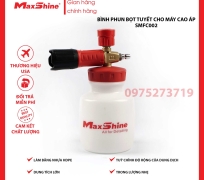 Bình phun bọt tuyết dùng cho máy cao áp SMFC002 Maxshine được làm bằng chất liệu nhựa HDPE độ bền cao
