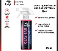 Chai xịt bôi trơn cho đất sét CLAY BAR LUBRICANT Tonyin TB03 473ml loại bỏ nhanh bụi nhẹ