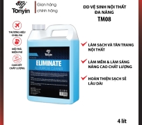 Chai xịt vệ sinh nội thất đa năng ELIMINATE ALL PURPOSE CLEANER Tonyin TM08 4L Có thể làm sạch và tân trang tất cả các bề mặt nội thất ghế bọc, vinyl và da