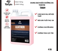 Chai xịt dưỡng bảo vệ da nội thất ô tô LEATHER CONDITIONER Tonyin TM09 - 300ml/4L dưỡng ẩm, chống chuyển màu da