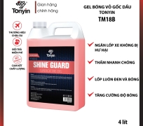 Gel bóng vỏ gốc DẦU SHINE GUARD SUPERIOR TIRE GEL TM18B Tonyin 4L Thấm nhanh chóng cho vẻ ngoài bóng mướt tức thì