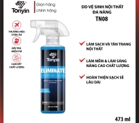 Chai xịt vệ sinh nội thất đa năng ELIMINATE ALL PURPOSE CLEANER TN08 Tonyin 473mlCó thể làm sạch và tân trang tất cả các bề mặt nội thất ghế bọc, vinyl và da