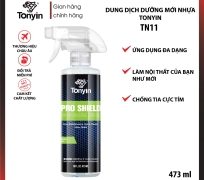Chai xịt dưỡng mới nhựa PRO SHIELD INTERIOR DIVERSE DRESSING DASHBOARD POLISH TN11 Tonyin 473ml