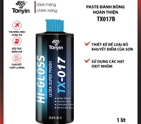 Paste đánh bóng hoàn thiện HI-GLOSS ULTRA SUPER Tonyin 1L TX017B Chất đánh bóng siêu mài mòn loại bỏ vết rửa và vết xoáy mờ