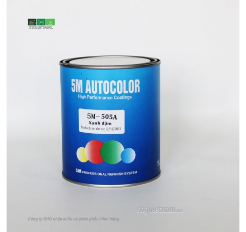 Sơn kẽm 1K XANH ĐẬM 5M 505A 1kg