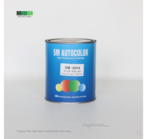EPOXY 1K MÀU XÁM 5M-604 5M AUTOCOLOR 1KG