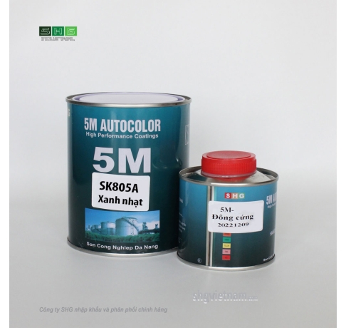 Sơn màu công nghiệp 2K 5M-SK806A XÁM LỢT - 1,4kg